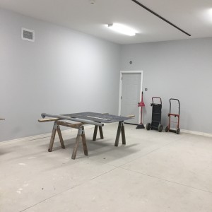 New hall and exhibit room