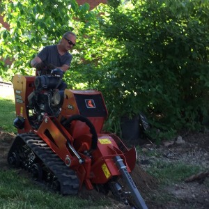 Trench for hydro line 