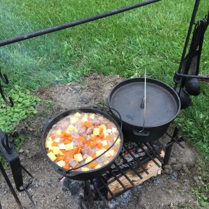 Beef Stew and 3 Sister soup for lunch 