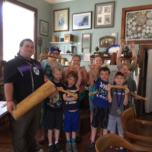 Kids Birch Bark Canoe Workshop