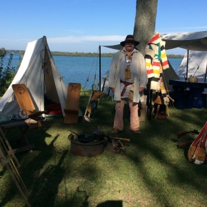 Maidstone Re-enacting Unit helping at Fort Malden 